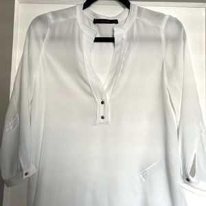 NWOT ZARA WHITE BLOUSE